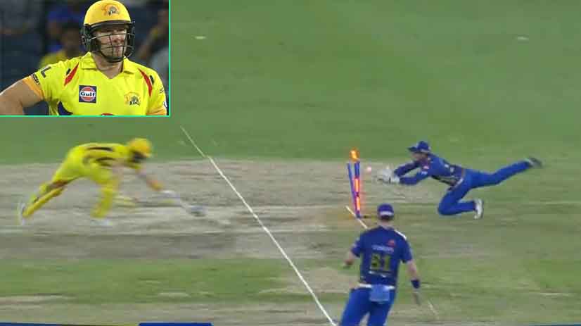 shane watson out is reason for csk lost