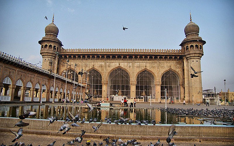 masjid ready for the Ramzan Festival in hyderabad
