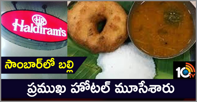 సాంబార్లో బల్లి: ప్రముఖ హోటల్ మూసేశారు సాంబార్లో బల్లి: ప్రముఖ హోటల్ మూసేశారు