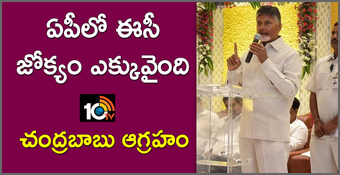 cm chandrababu fires on ec