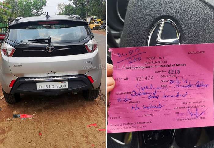car owner Gopakumar fined by Kerala Police for not wearing helmet inside his car