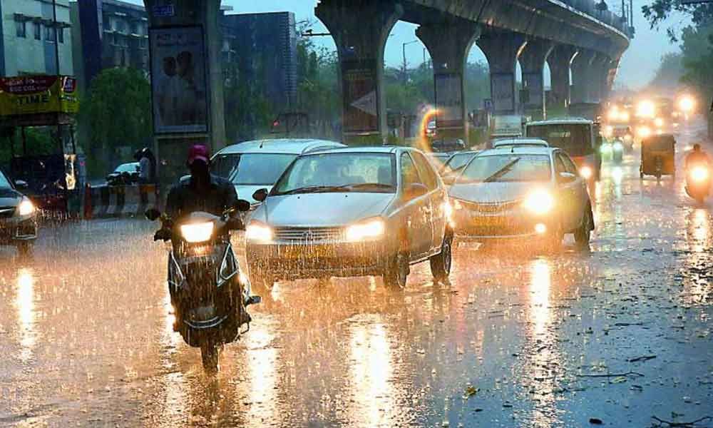 High Clouds Covering Hyderabad: Heavy Rainfall