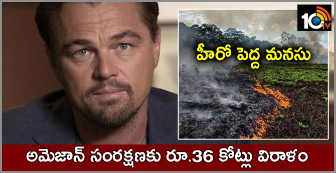 Leonardo DiCaprio donate 5 million dollars to Amazon rainforest