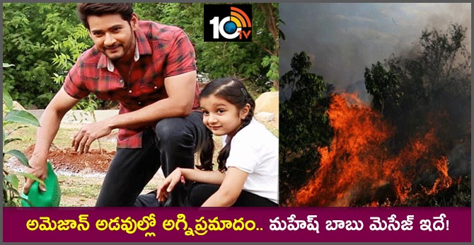 Mahesh Babu Deeply Saddened By Amazon Fires