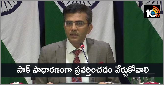 Pakistan Should Behave Like Normal Neighbour, Not Push Terrorists:Raveesh Kumar,MEA