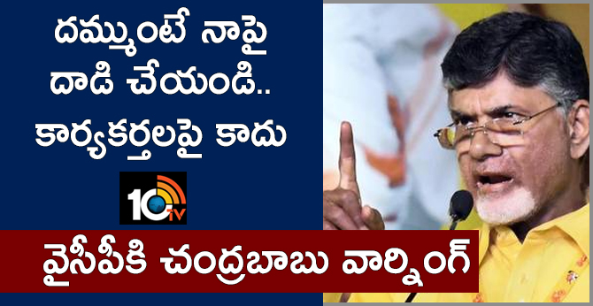 Chandrababu Warns Ycp