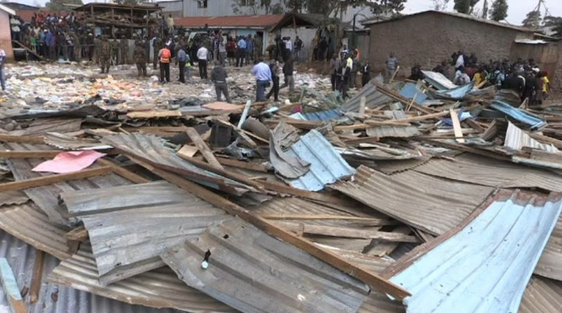Seven children killed in Nairobi school collapse