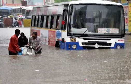 Record-level rainfall in Hyderabad