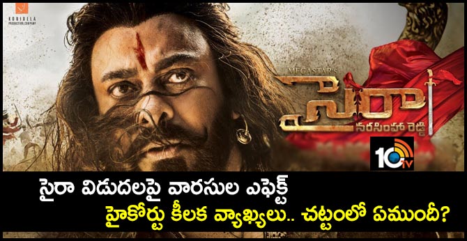Sye Raa Narasimha Reddy issue in High Court