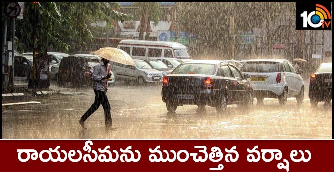 heavy rains in rayalaseema districts