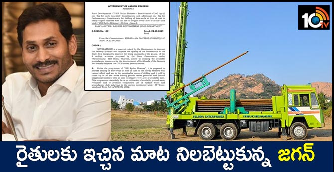 Bore Well in Every constituency for Farmers For Free