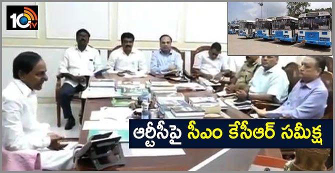 CM KCR review meeting on RTC