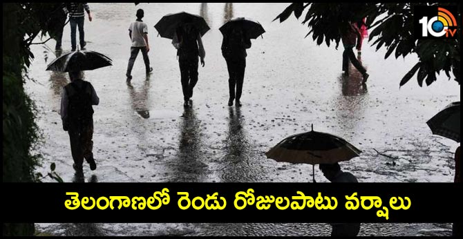 It rains for two days in Telangana