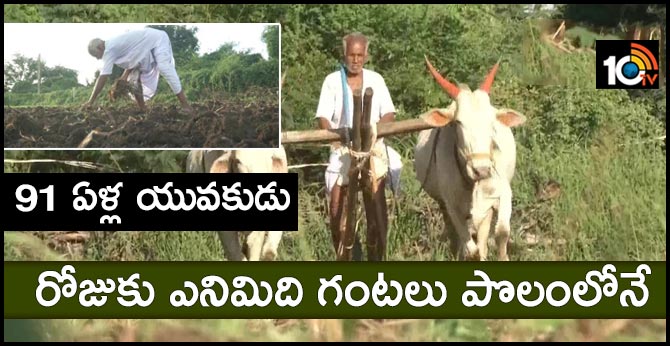 Karnataka  91-year-old-farmer Works For 8 Hours Everyday
