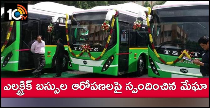 Megha Reaction On Electric Buses Allegations