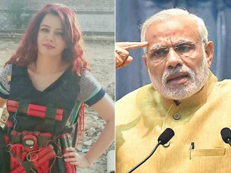 "National Dress": Pak Singer Rabi Pirzada Trolled For Threatening PM Modi In Suicide Bomber Vest