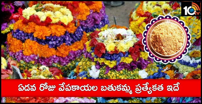 ఏడవ రోజు వేపకాయల బతుకమ్మ ప్రత్యేకత ఇదే ఏడవ రోజు వేపకాయల బతుకమ్మ ప్రత్యేకత ఇదే