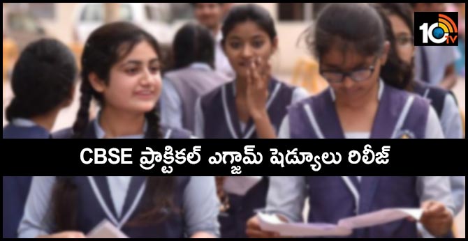CBSE ప్రాక్టికల్ ఎగ్జామ్ షెడ్యూలు రిలీజ్ CBSE ప్రాక్టికల్ ఎగ్జామ్ షెడ్యూలు రిలీజ్