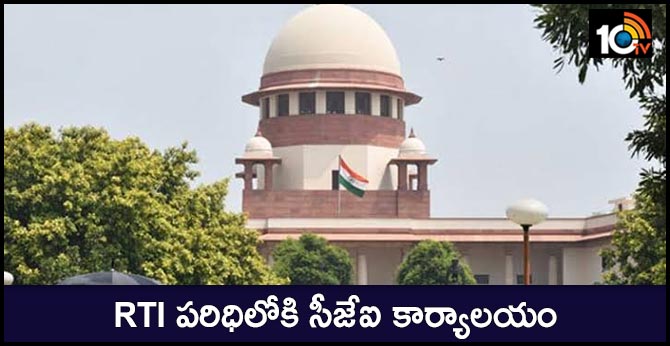 CJI office under RTI Act , Says SC
