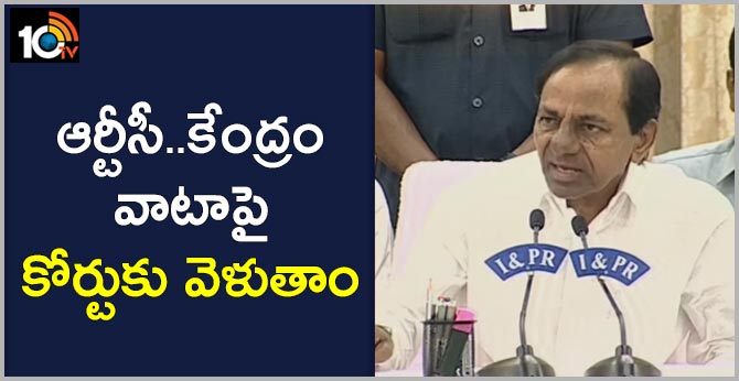 CM KCR Fire against BJP leaders In TSRTC Strike