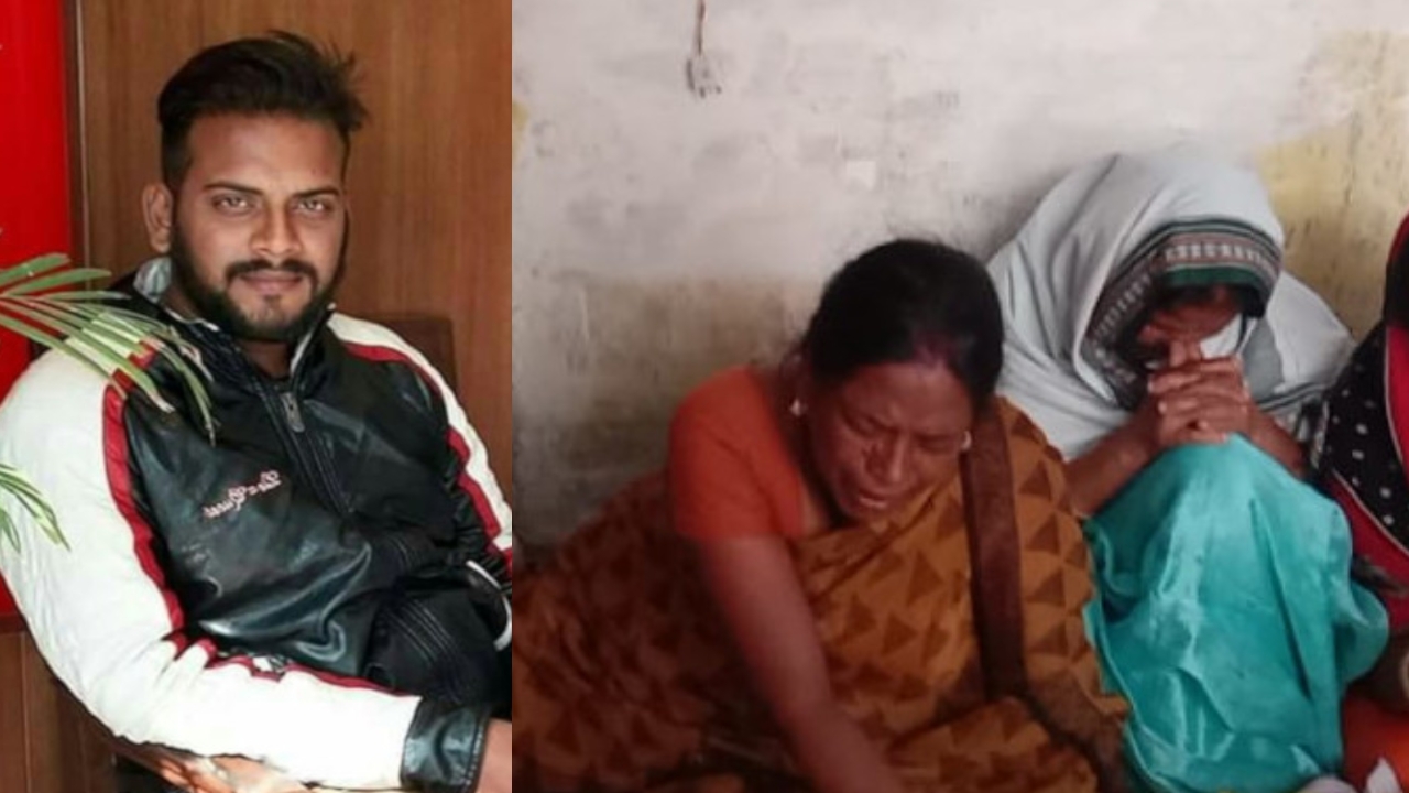 కొడుకు అంత్యక్రియల్లో పాటతో తల్లి నివాళి కొడుకు అంత్యక్రియల్లో పాటతో తల్లి నివాళి