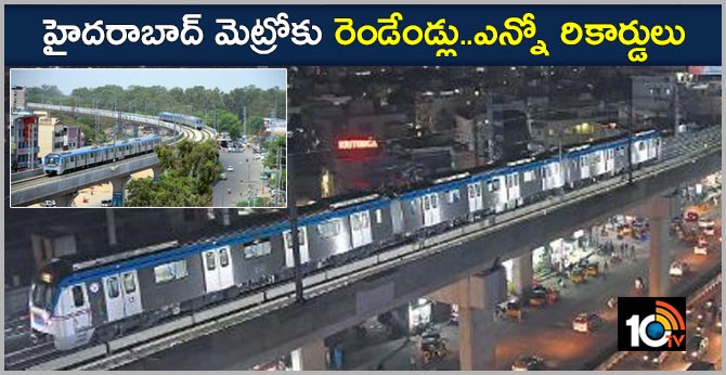 Hyderabad Metro Complete Two Years New Record
