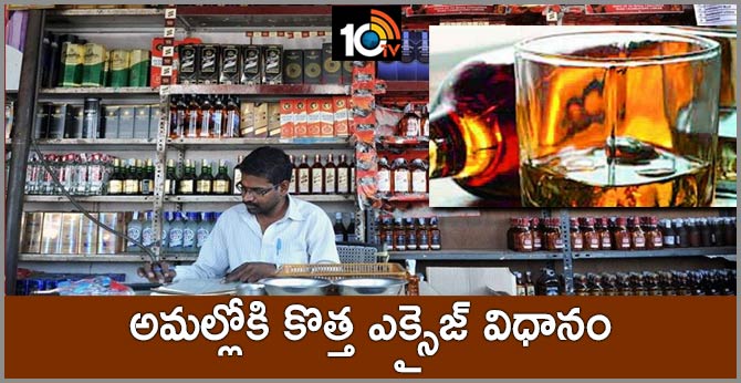 Implementation of new excise policy in telangana
