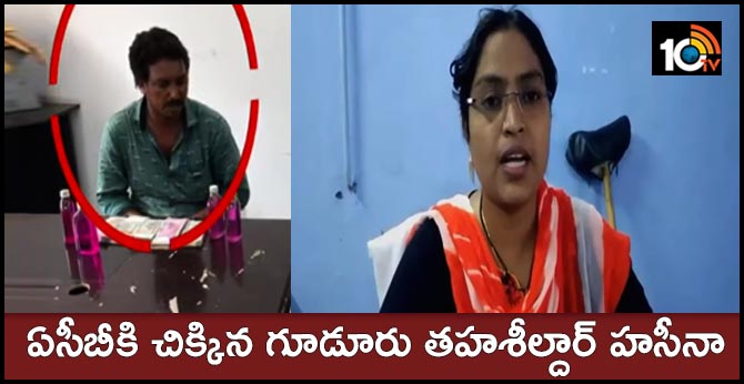 Kurnool Gudur tahasildar Sheikh Hasina in the ACB trap And Benami Hussain
