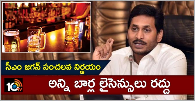 License of all bars removed in andhrapradesh