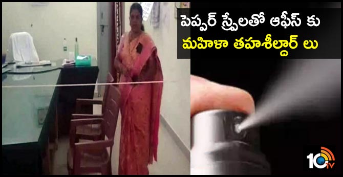Now, Hyderabad women tahsildars work with pepper sprays