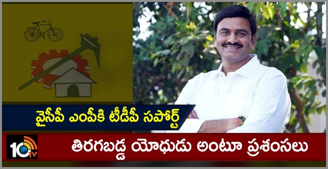 TDP Supports YCP MP Raghurama Krishnam Raju