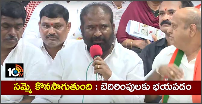 TSRTC JAC Convenor Ashwathama Reddy press meet  on CM KCR comments