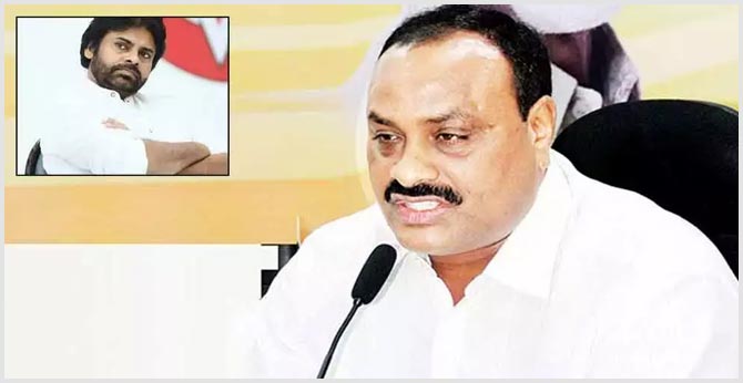 Achennayudu responds over Pawan kalyan's comments