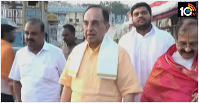తిరుమల కొండపై చర్చి నిర్మించడం లేదు – సుబ్రమణ్య స్వామి తిరుమల కొండపై చర్చి నిర్మించడం లేదు – సుబ్రమణ్య స్వామి