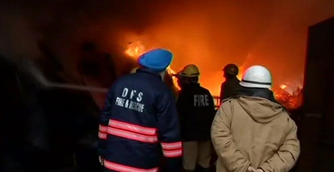 Fire accident in Delhi