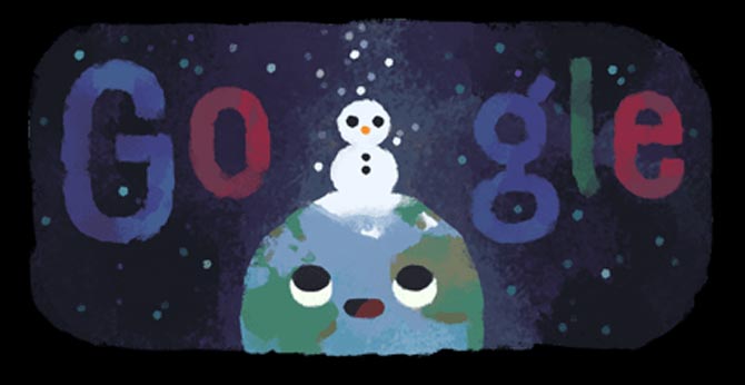 Google Doodle marks Winter Solstice: Celebrates shortest day, longest night of the year