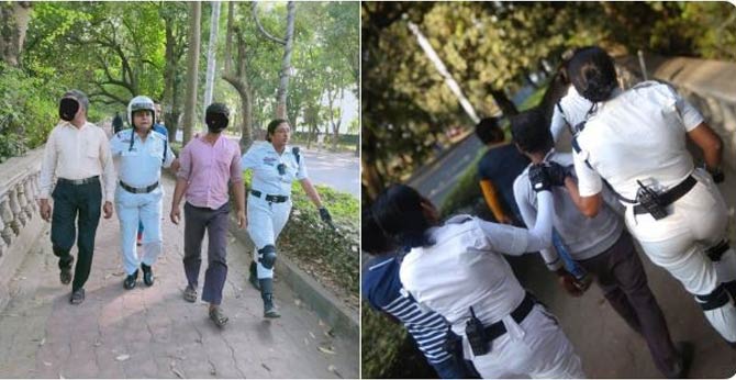 Kolkata Police: Winners a team of women officers detained 6 persons on Hospital Road
