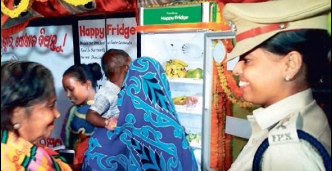 Odisha..'Happy Fridge' installed at a hospital in Gajapati to provide food to those in need