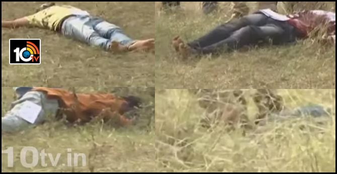 Post-mortem of the accused dead bodies of disha in Mahabubnagar government hospital