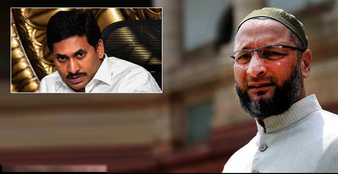 Rethink your support to the Centre. Owaisi To Jagan