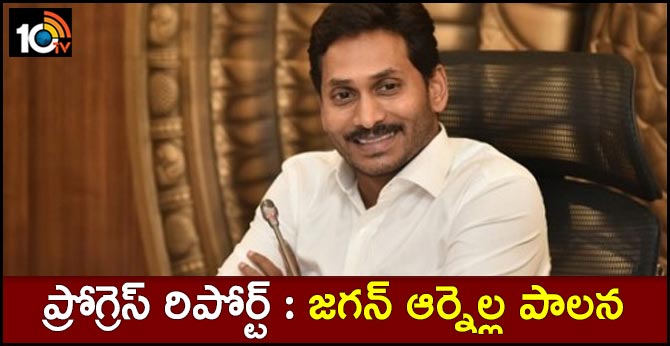 ప్రోగ్రెస్ రిపోర్ట్ : జగన్ ఆరు నెలల పాలన ప్రోగ్రెస్ రిపోర్ట్ : జగన్ ఆరు నెలల పాలన