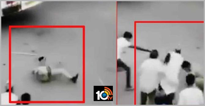 case protest gujarat police vehicle attacked by protesters