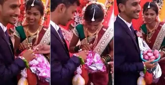 onions marriage gift for couple