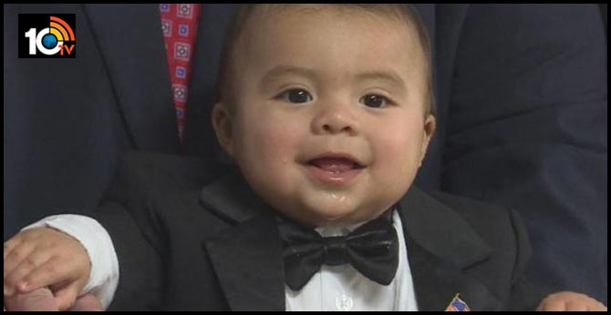 seven month old baby sworn in as texas mayor becomes youngest in american history
