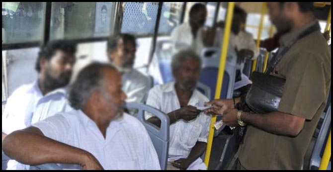 with out ticket rs 500 fine... new rule for rtc passengers