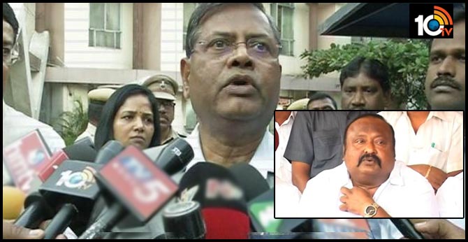 Criminal action against Minister Gangula Kamalakar SEC Nagireddy