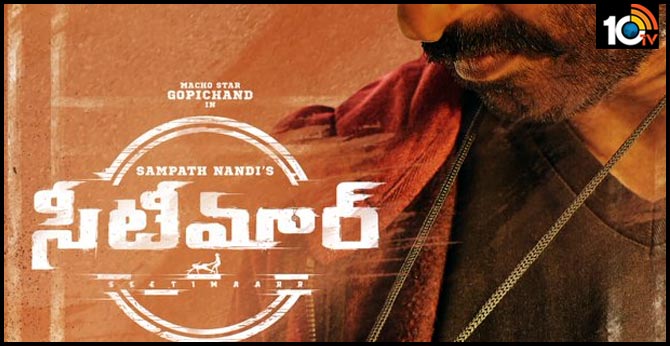 Here is the Striking first look of Macho Star Gopichand from Seetimaarr