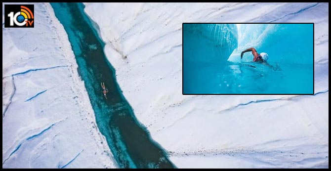 In a first, man swims under Antarctic ice sheet. This is why he did it