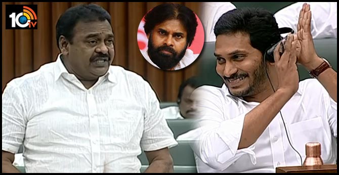 Janasena MLA Rapaka Varaprasad support for the AP government