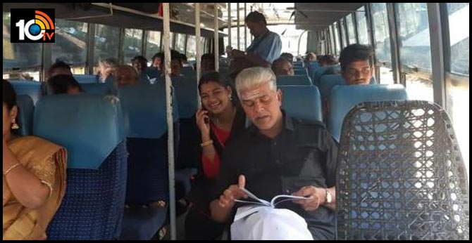 Puducherry Minister R Kamalakannan Forced to Travel in Bus After Petrol Pump Refuses to Fill Fuel in His Car Citing Pending Dues